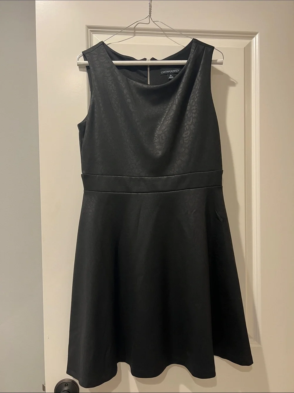 cynthia rowley black dress Moonlit Fleur Voile (US, Alpha, X-Small, Regular, Regular, BLKFL) at Amazon Women's Clothing store The ultimate pretty meets sporty dress Cynthia Rowley Black Sleeveless Dress